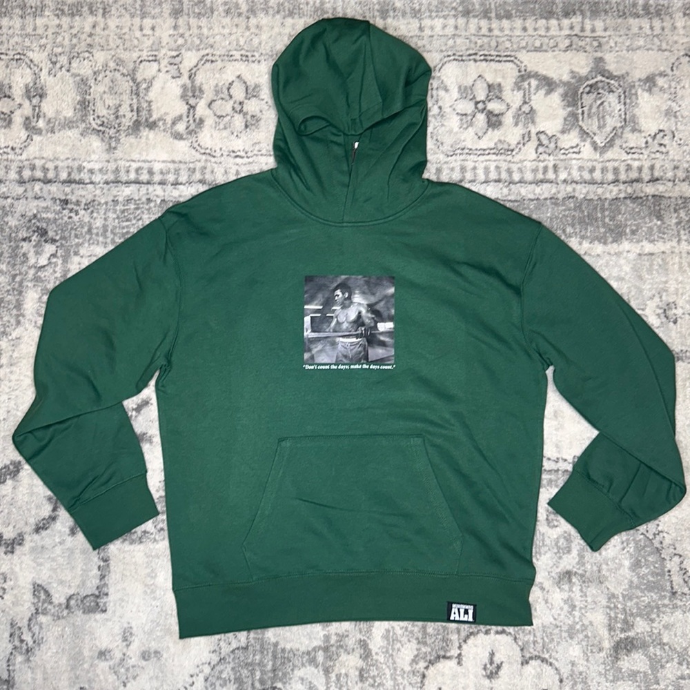 Muhammad Ali Hoodie (Green) XL